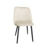 Krzesło welurowe GOYA  Nowoczesne krzesło do salonu, jadalni i kuchni
