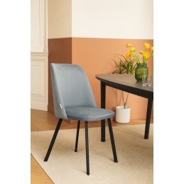 Krzesło welurowe GOYA  Nowoczesne krzesło do salonu, jadalni i kuchni