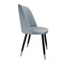 Krzesło welurowe GOYA  Nowoczesne krzesło do salonu, jadalni i kuchni