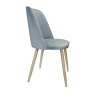 Krzesło welurowe GOYA  Nowoczesne krzesło do salonu, jadalni i kuchni