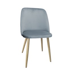 Krzesło welurowe GOYA  Nowoczesne krzesło do salonu, jadalni i kuchni