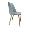 Krzesło welurowe GOYA  Nowoczesne krzesło do salonu, jadalni i kuchni
