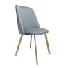Krzesło welurowe GOYA  Nowoczesne krzesło do salonu, jadalni i kuchni