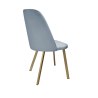 Krzesło welurowe GOYA  Nowoczesne krzesło do salonu, jadalni i kuchni