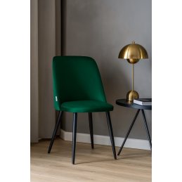 Krzesło welurowe GOYA  Nowoczesne krzesło do salonu, jadalni i kuchni