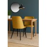 Krzesło welurowe GOYA  Nowoczesne krzesło do salonu, jadalni i kuchni