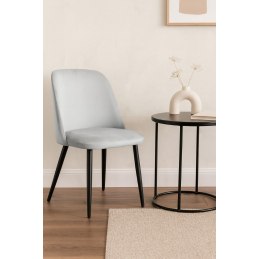 Krzesło welurowe GOYA  Nowoczesne krzesło do salonu, jadalni i kuchni