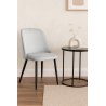 Krzesło welurowe GOYA  Nowoczesne krzesło do salonu, jadalni i kuchni