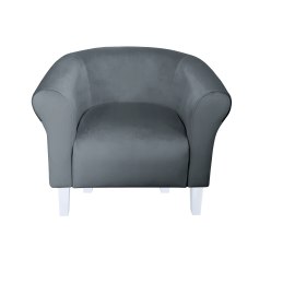Fotel Milo tkanina welur - elegancki fotel tapicerowany