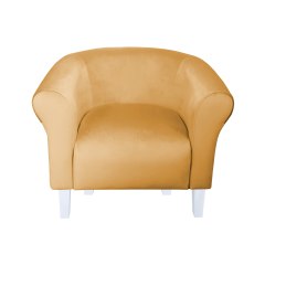 Fotel Milo tkanina welur - elegancki fotel tapicerowany
