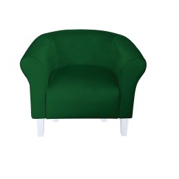 Fotel Milo tkanina welur - elegancki fotel tapicerowany