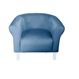 Fotel Milo tkanina welur - elegancki fotel tapicerowany