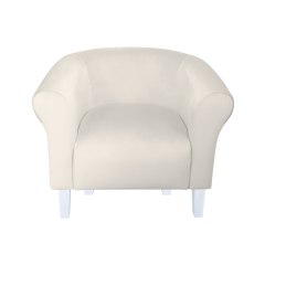 Fotel Milo tkanina welur - elegancki fotel tapicerowany