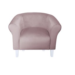 Fotel Milo tkanina welur - elegancki fotel tapicerowany