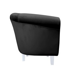 Fotel Milo tkanina welur - elegancki fotel tapicerowany