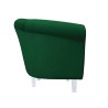 Fotel Milo tkanina welur - elegancki fotel tapicerowany
