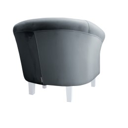 Fotel Milo tkanina welur - elegancki fotel tapicerowany