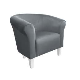 Fotel Milo tkanina welur - elegancki fotel tapicerowany