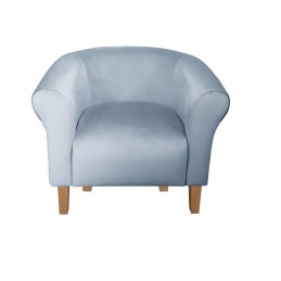 Fotel Milo tkanina welur - elegancki fotel tapicerowany