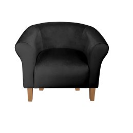 Fotel Milo tkanina welur - elegancki fotel tapicerowany