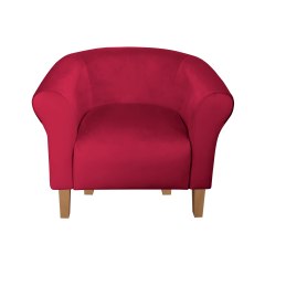 Fotel Milo tkanina welur - elegancki fotel tapicerowany