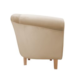 Fotel Milo tkanina welur - elegancki fotel tapicerowany