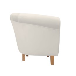Fotel Milo tkanina welur - elegancki fotel tapicerowany