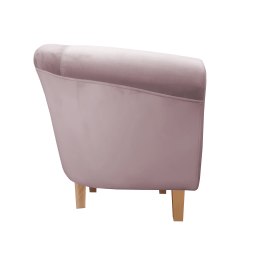 Fotel Milo tkanina welur - elegancki fotel tapicerowany