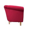 Fotel Milo tkanina welur - elegancki fotel tapicerowany