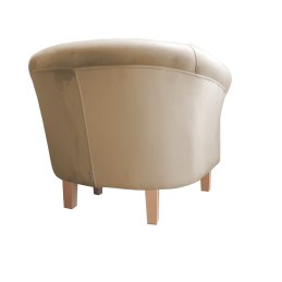 Fotel Milo tkanina welur - elegancki fotel tapicerowany