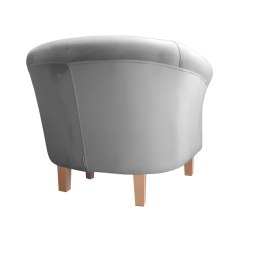 Fotel Milo tkanina welur - elegancki fotel tapicerowany