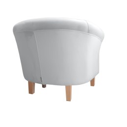 Fotel Milo tkanina welur - elegancki fotel tapicerowany