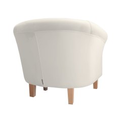 Fotel Milo tkanina welur - elegancki fotel tapicerowany