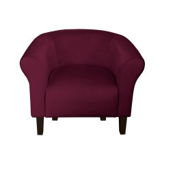 Fotel Milo tkanina welur - elegancki fotel tapicerowany