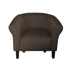 Fotel Milo tkanina welur - elegancki fotel tapicerowany