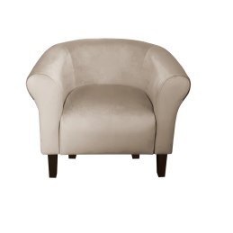 Fotel Milo tkanina welur - elegancki fotel tapicerowany