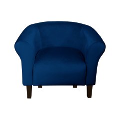 Fotel Milo tkanina welur - elegancki fotel tapicerowany