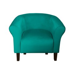 Fotel Milo tkanina welur - elegancki fotel tapicerowany