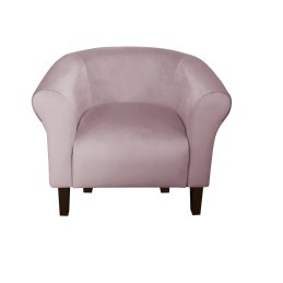 Fotel Milo tkanina welur - elegancki fotel tapicerowany