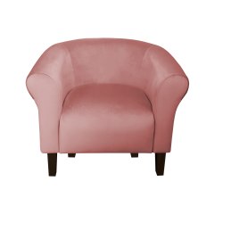 Fotel Milo tkanina welur - elegancki fotel tapicerowany