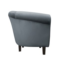 Fotel Milo tkanina welur - elegancki fotel tapicerowany