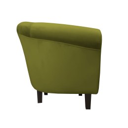 Fotel Milo tkanina welur - elegancki fotel tapicerowany