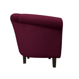 Fotel Milo tkanina welur - elegancki fotel tapicerowany