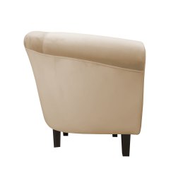 Fotel Milo tkanina welur - elegancki fotel tapicerowany