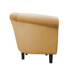 Fotel Milo tkanina welur - elegancki fotel tapicerowany