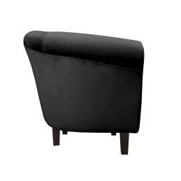 Fotel Milo tkanina welur - elegancki fotel tapicerowany