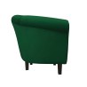 Fotel Milo tkanina welur - elegancki fotel tapicerowany