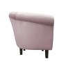 Fotel Milo tkanina welur - elegancki fotel tapicerowany