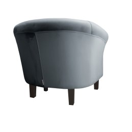 Fotel Milo tkanina welur - elegancki fotel tapicerowany