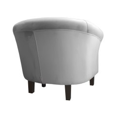 Fotel Milo tkanina welur - elegancki fotel tapicerowany